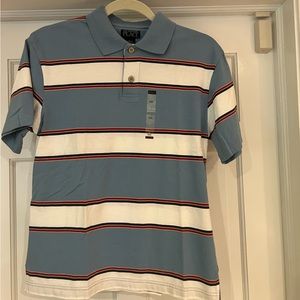 🚌🚍 3 for $35 - NWT - Blue short sleeve golf shirt boys size 10/12